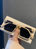 Clacive-Sun-Protection Geometric Sunglasses Accessories