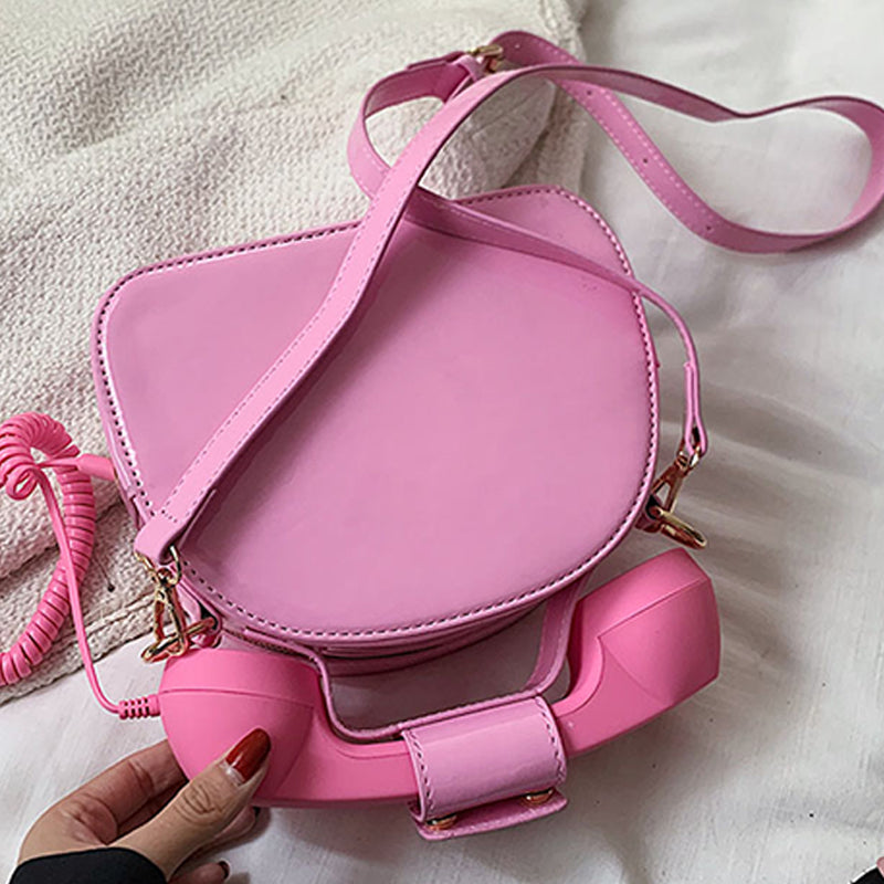 Clacive Pink Casual Solid Patchwork Bags