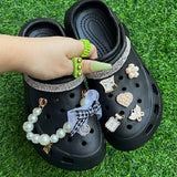 Clacive - Black Casual Hollowed Out Patchwork Round Comfortable Shoes