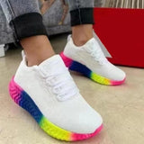 Clacive - Yellow Casual Sportswear Daily Patchwork Round Comfortable Sport Running Shoes