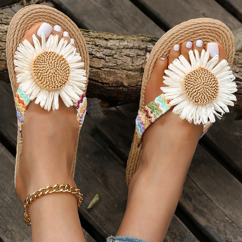 Clacive - Apricot Casual Daily Patchwork Round Comfortable Shoes