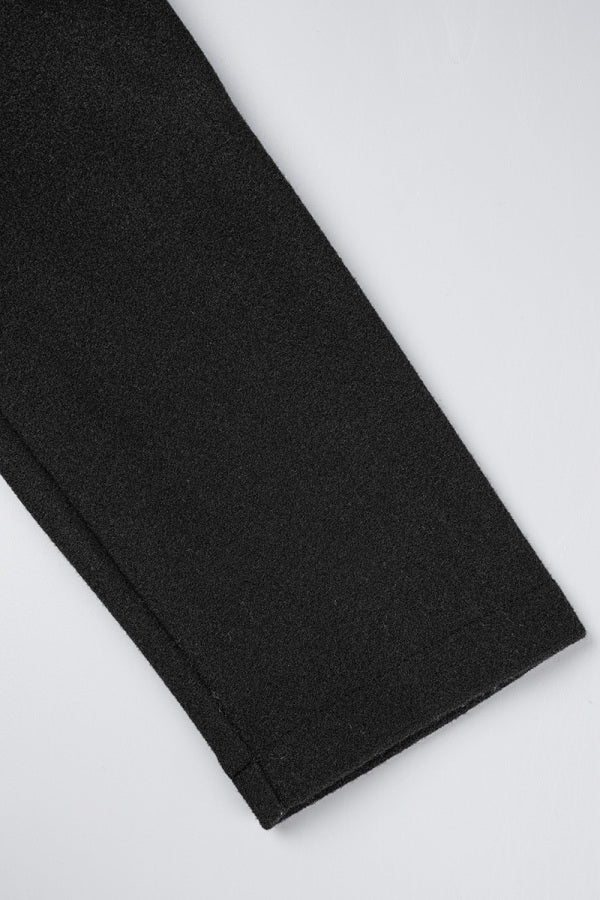 Clacive - Grey Casual Solid Cardigan Mandarin Collar Outerwear