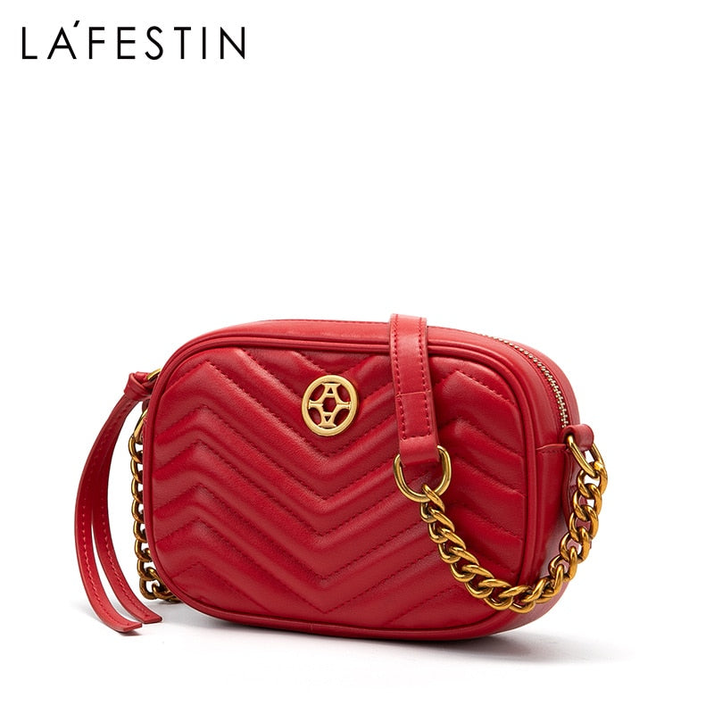 Clacive Brand Bag For Women  New Autumn And Winter Fashion Cute Chain High Quality Shoulder Messenger Handbag Design Niche