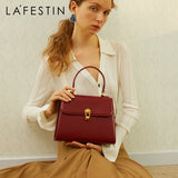 Clacive  New Designer Luxury Classic Shoulder Messenger Fashion Smooth Leather Kelly Bag Top Handle Handbag Large Capacity