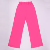 Clacive barbie inspired outfits Back to school  Pink Fashion Loose Wide Leg Pants Women Casual High Waist Long Trousers Pantalones Anchos New Ladies Autumn Sweatpants