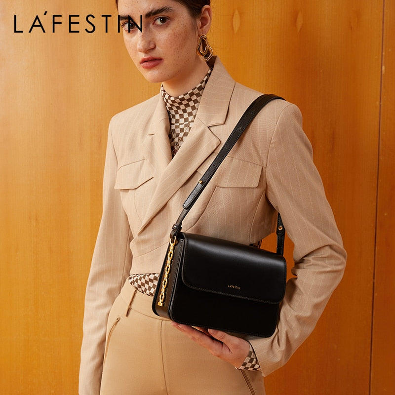 Clacive Luxury Designer For Women Crossbody Bag Retro New Fashion Underarm Purse Leather Ladies Shoulder Handbag All-Match