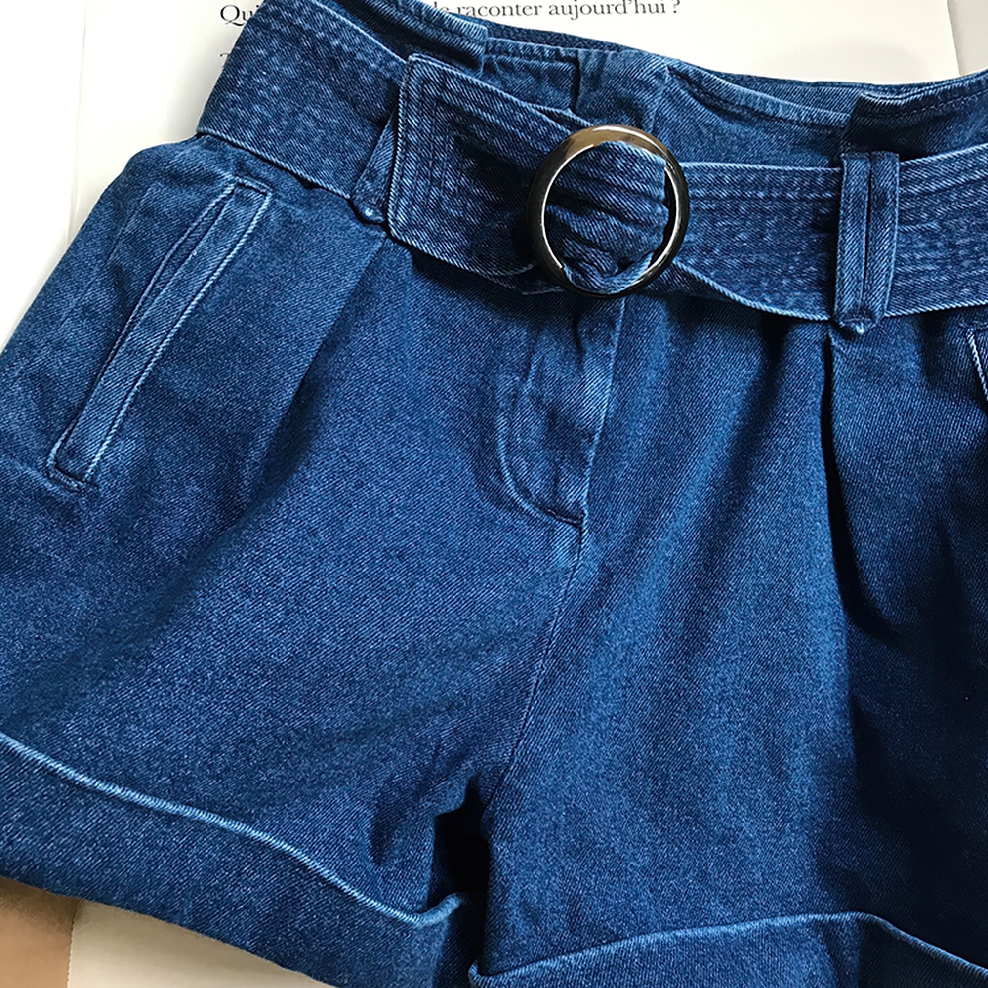 Clacive Rulen High Waist Jean Shorts Women Summer Loose Casual Short Jeans New  All-Match Ladies Denim Short Pants