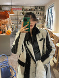 Autumn Winter Female Overcoat  New Style Female Mid-Length Versatile Temperament Thin Woolen Woolen Jackets Coat Y2K