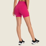 Clacive With Logo Yoga Shorts New No Embarrassment Line 18 Color Tight Stretch Sweat Pants Quick Dry High Waist Stretch Gym Leggings