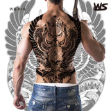 Clacive Large temporary tatoo for men tattoo body art full back sexy tattoo sticker lion king tiger dragon tattoo designs waterproof new
