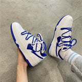 Clacive Spring Women's Sneakers Korean Design Blue Small White Platform Sports Shoes Casual Canvas Flat Tennis Basket Vulcanize