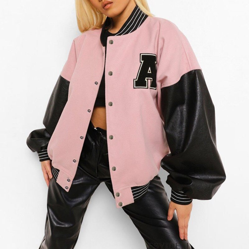 Fall outfits Vibe Style Baseball Uniform New Bomber Jacket For Women Fashion Retro Clothes 2023 Spring And Autumn Streetwear Oversized Coat