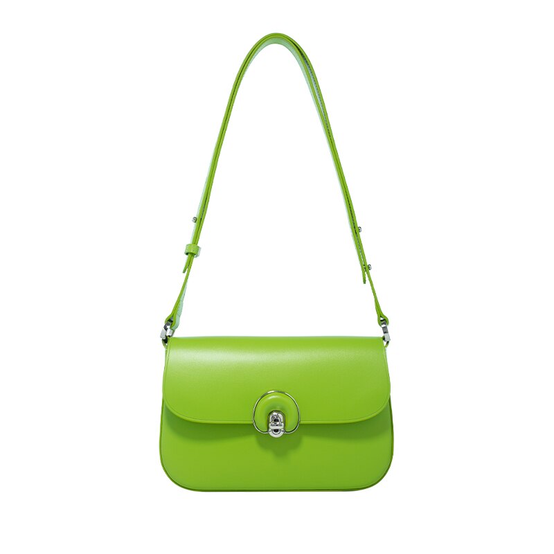 Clacive Bags  New Shoulder Messenger Bag Ladies Textured Armpit Small Square Bag Design Leather