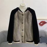 Back to school Real Fur Women Coat Natural Mink Fur Sheepskin And Fur Outwear Winter Merino Sheep Fur Warm Thick Real Fur H1125