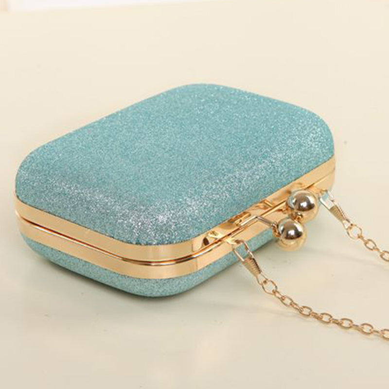 Clacive Gold Casual Solid Patchwork Bags