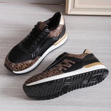 Clacive - Brown Casual Sportswear Daily Patchwork Printing Round Comfortable Out Door Sport Shoes