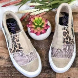 Clacive - Black Casual Daily Patchwork Printing Round Comfortable Out Door Flats Shoes