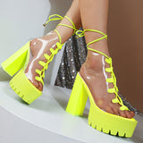 Clacive - White Casual Bandage Patchwork Fish Mouth Out Door Wedges Shoes (Heel Height 5.12in)